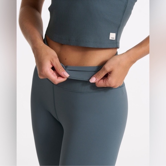 Vuori Rib Studio Leggings Stretchy Athleisure in Color G
 Stone Size XS - Picture 8 of 14